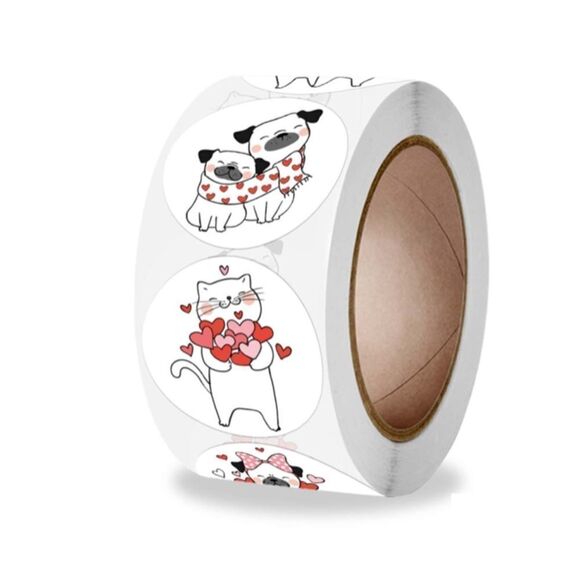 500 Cartoon Animals Stickers - Picture 2 of 4